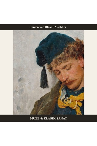 Eugen Von Blaas A Soldier 1884 Poster, Figüratif Duvar Tablosu Çerçevesiz