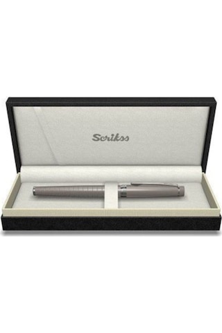 Scrikss 38 Karbon Gri Roller Kalem Çok Renkli
