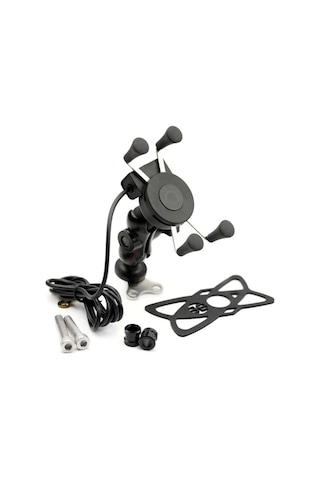 Motosiklet Telefon Tutucu Ahtapot Usb'Li Ayna Bağlantılı 533914106