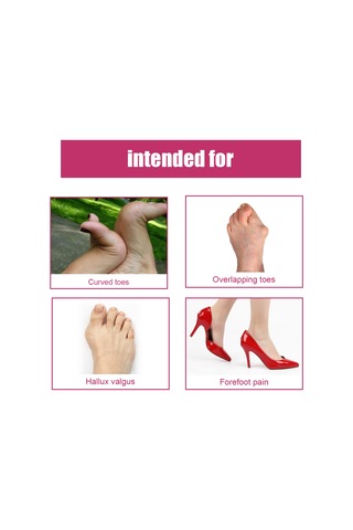 Hangfox Silikon Ayak Parmak Düzeltici - Aşırı Eğimi Ve Örtüşmeyi Giderir, Ayıran Ve Geliştirici Fonksiyonlu, Yıkama Yapılabilir, Tekrarlı Kullanım