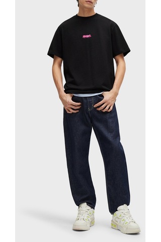 Hugo Erkek T Shirt 50509966 001 Siyah SIYAH Siyah