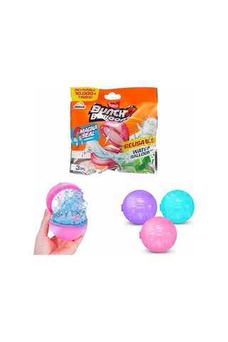 Mey İthalat Bunch O Balloons Yeniden Kullanılabilir 3 Lü Su Balonu