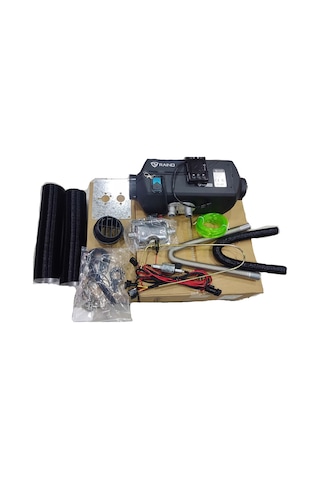 Ahmet Otomotiv Raino Kumandalı Kurmalı Dijital 5kw Webasto Tipi Müadili Dizel Ortam Isıtıcı - 12v