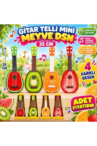 Northcity S01081920a Gitar Telli Mini Meyve Dsn 35cm 4a Bx