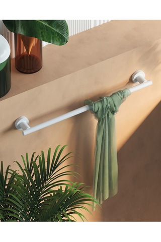 Tecno White Havluluk, Uzun, 51 Cm - Mat Beyaz Mat Beyaz