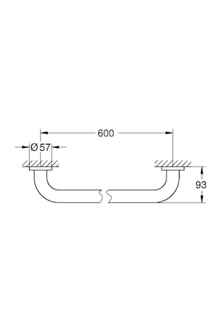 Grohe Essentıals Tutunma Barı 600 Mm Krom 40794001 Diğer