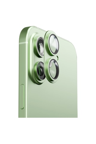 Apple iPhone Uyumlu 17 İçin Ipg Prolens Tam Kamera Lens Koruma, Çerçeveli Tek Gövde Kamera Lens Koruması Yeşil- Ada Çayı