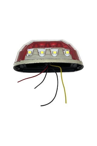 12v-24v Plaka Lambası 8 Ledli Kırmızı Unıversal