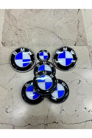 Bmw 5 Serisi E34 E39 E60 F10 Tip Kaput Bagaj Jant Ve Direksiyon Logo Seti 0
