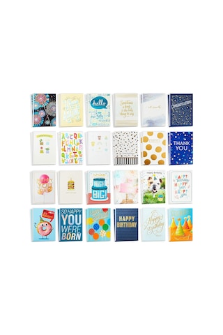 Hallmark Tüm Etkinlik Kartları Çeşitliliği 48 Zarflı Kart Doğum Günü, Teşekkür, Tebrikler, Sempati, Bebek