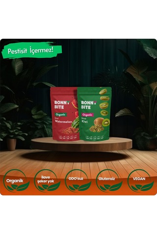 Organik Kurutulmuş Karpuz & Kurutulmuş Kivi İkili Paketi Diğer