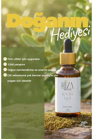 Hiza Herbal Care Doğal Jojoba Yağı 30 ML