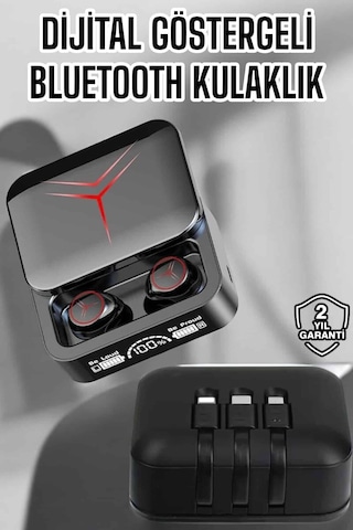 Bluetooth Kulaklık Bluetooth Bağlantılı Powerbankli Yeni Nesil Kulaklık Çok Renkli