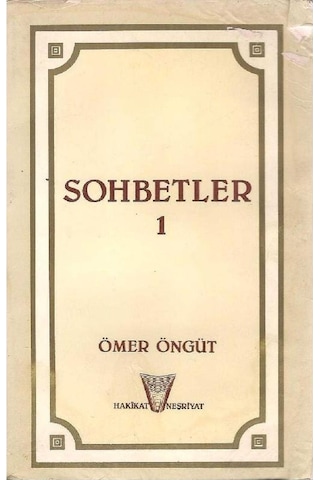 Sohbetler 1 Ve 2 - Ömer Öngüt 2.el