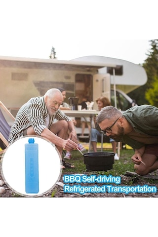 1/2/3 Adet Yeniden Kullanılabilir Klima Fanı Buz Kristali Kutusu Soğutmalı Nakliye Soğutma Kutusu 19x6x4cm-3pcs