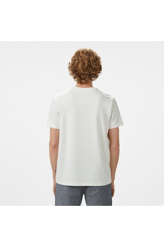 Nautica Erkek Beyaz Classic Fit T-shirt Düz V55270t Beyaz