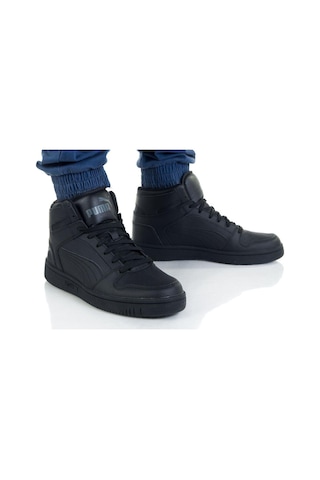Puma Rebound Layup Erkek Siyah Bot Spor Ayakkabısı 36957311 001