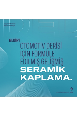 Gyeon Q² Leather Shield Evo Deri Aksamlar İçin Koruyucu Seramik K