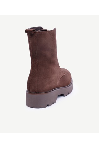 Yargıcı Lastik Detaylı Deri Bot 25kkay4008x 208 Kahverengi