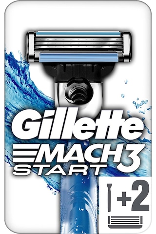 Gillette Mach 3 Start Aqua Tıraş Bıçağı + Yedek Bıçak 2'li