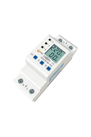 Tomzn Hiking Voltaj ve Akım Koruma Rölesi Yüksek Alçak Gerilim  ve Akım Koruyucu Röle 63A