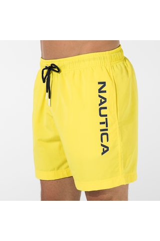 Nautica Nautıca Erkek Sarı Şort Mayo Düz T35112t Sarı