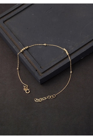 Bilezikci Dorika Spor 14 Ayar Altın Halhal Sarı