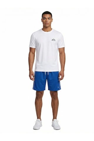 Orendahill Erkek Spor Şort Hızlı Kuruyan Esnek Regular Fit Trim Biyeli Activewear Saks Mavi