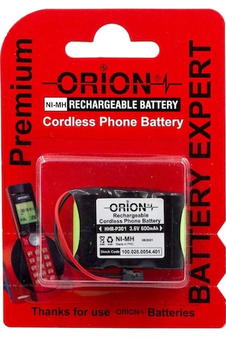 Orion HHR-P301 3.6V 600 mAh Telsiz Telefon Pili