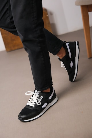 D0061 Günlük Ortopedik Garantili Unisex Sneaker Spor Ayakkabı Siyah