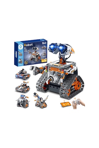 Sillbird 5'i 1 Arada Robotik Set, Uygulama Ve Uzaktan Kumanda Ile, Programlanabilir Robot Akıllı Oyuncaklar