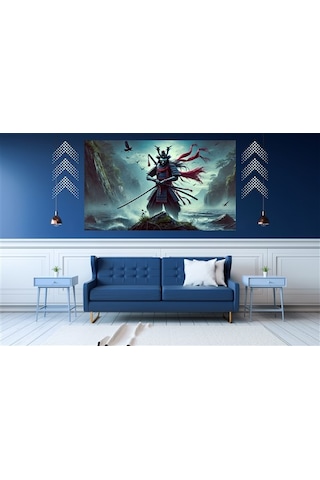 Ti-play Teslimiyet 60x90cm Modern Samuray Pvc Çerçevesiz Tablo