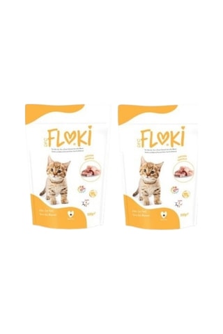 Floki Kitten Tavuklu Yavru Kedi Maması 2 x 500 G