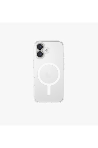 Apple Uyumlu iPhone 17 Kılıf Clario Geri Dönüşüm Doğaya Duyarlı Materyal Kapak Çift Katman Magsafe Özellikli Şeffaf