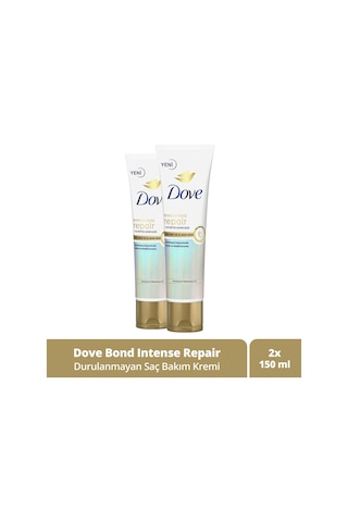 Dove Durulanmayan Saç Bakım Kremi Bond Intense Repair 150 Ml X2