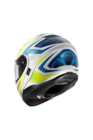 Shoei Neotech 3 Anthem Tc-3 Çene Açılır Kask Beyaz - Mavi - Sarı