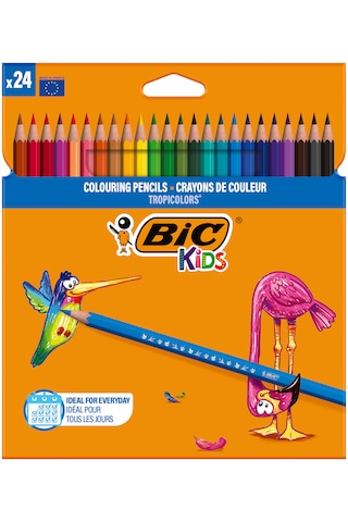 Bic Kids Tropicolors Kuru Boya  Kalemi 24 Renk