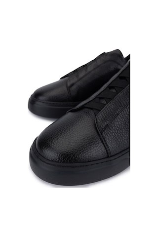 Tamer Tanca Erkek Hakiki Deri Siyah Sneakers & Spor Ayakkabı 1163 2526 Erk Ayk Y26 Sıyah Fltr/syh