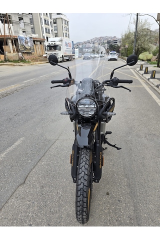 Motocam Royal Enfield Himalayan 450 Ön Cam 2023-2026 Model 49cm Şeffaf Renkli 4mm
