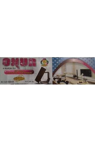 Onur 1923 32" 50" 82 120 Ekran 4 Yöne Hareketli Askı Aparatı