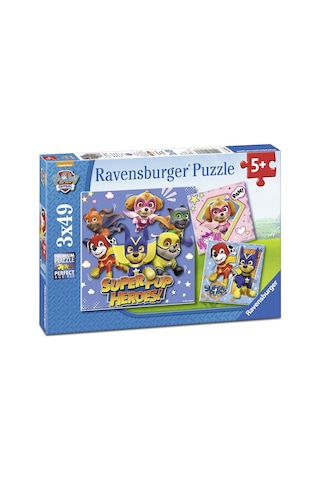 Ravensburger Çocuk Puzzle 3x49 Parça Paw Patrol 80366