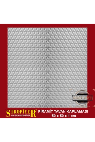 Stropiyer Tavan Kaplama Piramit Modeli , 1 Adet