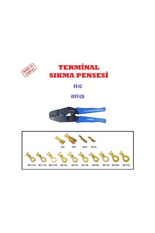 Gwest - Terminal Sıkma Pensesi Ft 12 - Yyt 12 - Gw 12