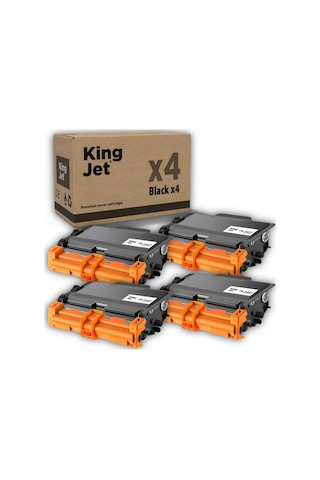 Kingjet Brother Uyumlu Tn-3437 Standart Kapasiteli 4'lü Paket Uyumlu Toner Dcp-l6600dw