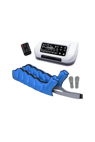 Lenfatik Drenaj Cihazı Bacak Bacak Masajı, 6 Masaj Modlu 6 Hava Odacıklı Lipedödem Masajı, 30-250 Mmhg Basınç Kontrolü, 0-30 Dakika Zamanlayıcı, Şişliği Azaltır, Baldırları Ve Uylukları Rahatlatır