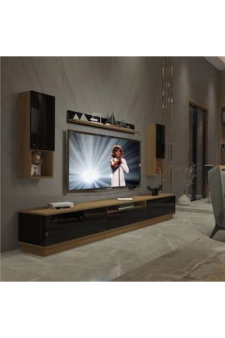 Decoraktiv Trendstyle 270das Mdf Tv Ünitesi Tv Sehpası Pera - Siyah