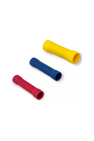 Tby-251 0.5-1.5mm2 İzoleli Kablo Ucu Birleştirici Ek Mufları Kırmızı 100 Adet