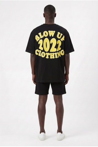 Blow Up Future Gen Günlük Spor Tişört 2022 Siyah Oversize 142223