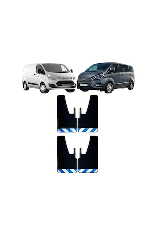 Ford Transit Tourneo Custom Mavi-beyaz Fosforlu 4'lü Paçalık Çamurluk Tozluk Frd0fx02803
