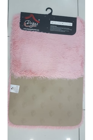 Doğuş Tavşan Tüğü Post 2 Li Banyo Halısı Pembe Pudra